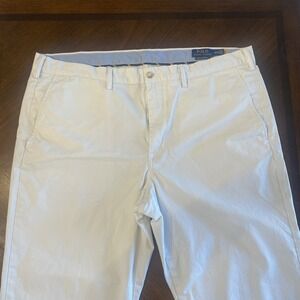 Polo Ralph Lauren The Polo Chino Pants Mens 40x30 White Cotton Twill Classic Fit
